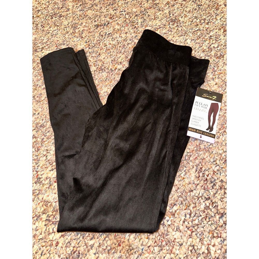 NWT Seven7 Faux Suede Leggings size small